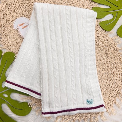  Saída de Maternidade Color - Branco e Bordô